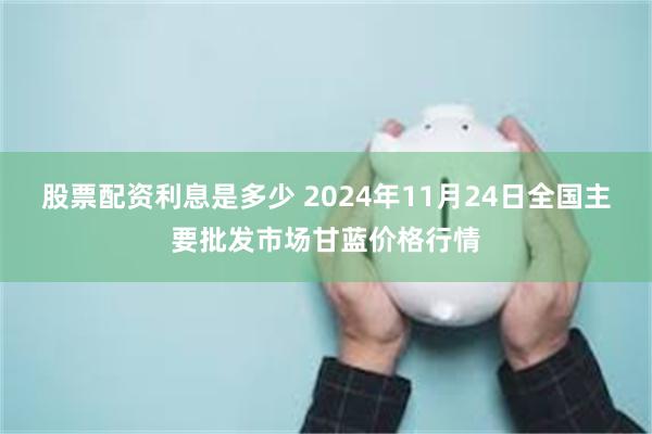 股票配资利息是多少 2024年11月24日全国主要批发市场甘蓝价格行情